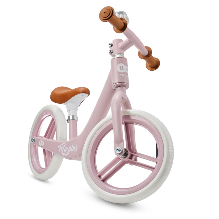 KINDERKRAFT - Bicicleta de empurrar FLY PLUS Powder rosa