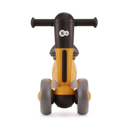 KINDERKRAFT - Bicicleta de empurrar MINIBI Premium laranja/cinzento