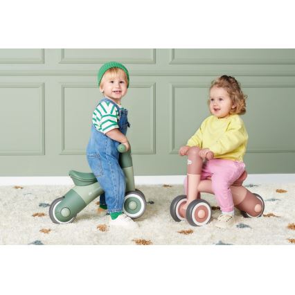 KINDERKRAFT - Bicicleta de empurrar MINIBI Premium verde