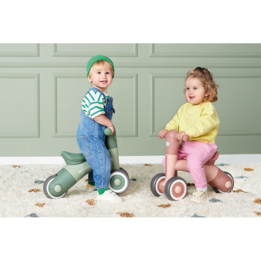 KINDERKRAFT - Bicicleta de empurrar MINIBI Premium verde