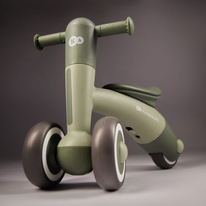 KINDERKRAFT - Bicicleta de empurrar MINIBI Premium verde