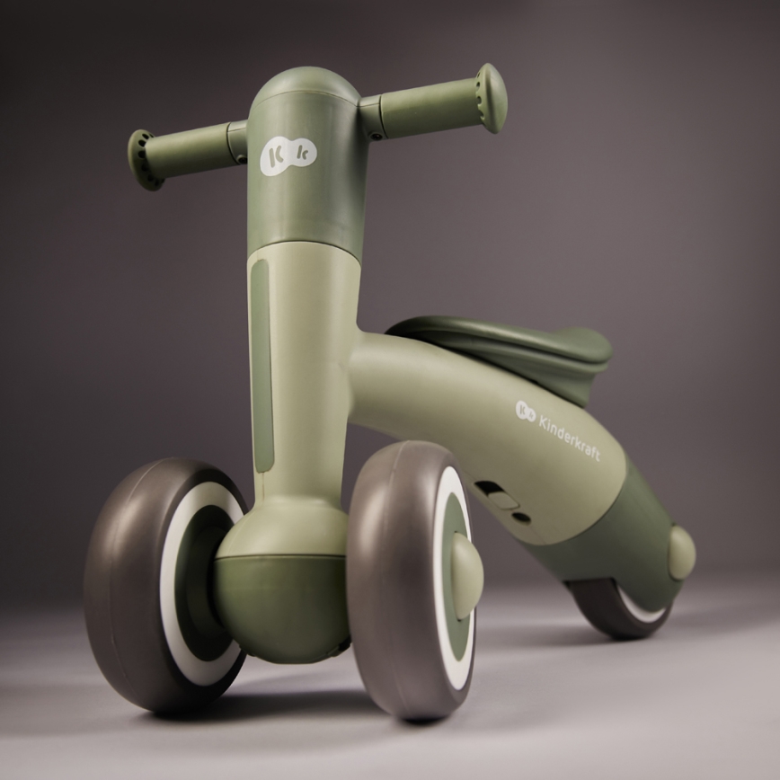 KINDERKRAFT - Bicicleta de empurrar MINIBI Premium verde