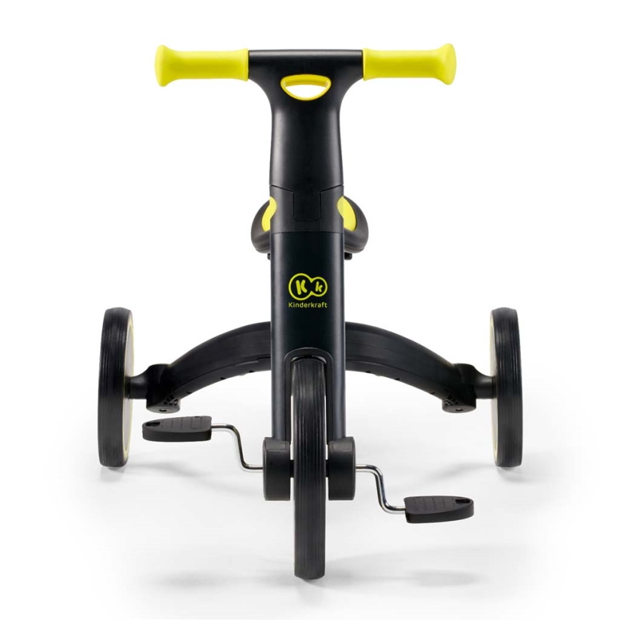 KINDERKRAFT - Bicicleta de empurrar para criança 3em1 4TRIKE amarelo/preto