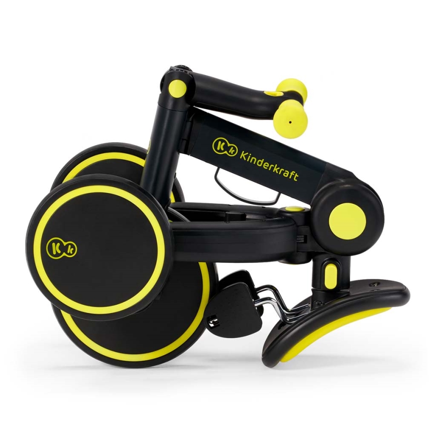 KINDERKRAFT - Bicicleta de empurrar para criança 3em1 4TRIKE amarelo/preto