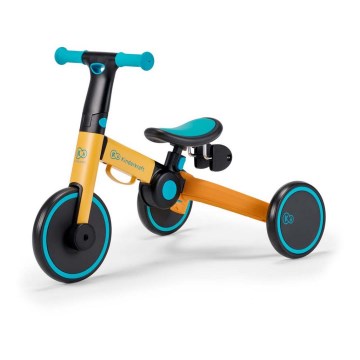 KINDERKRAFT - Bicicleta de empurrar para criança 3em1 4TRIKE amarelo/turquesa