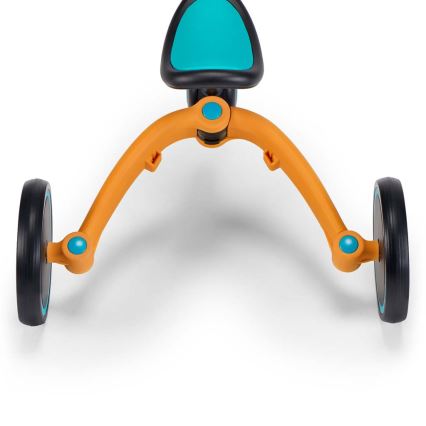 KINDERKRAFT - Bicicleta de empurrar para criança 3em1 4TRIKE amarelo/turquesa