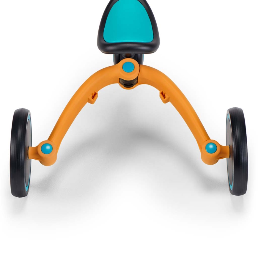 KINDERKRAFT - Bicicleta de empurrar para criança 3em1 4TRIKE amarelo/turquesa