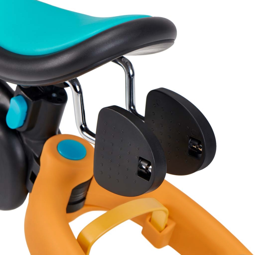 KINDERKRAFT - Bicicleta de empurrar para criança 3em1 4TRIKE amarelo/turquesa