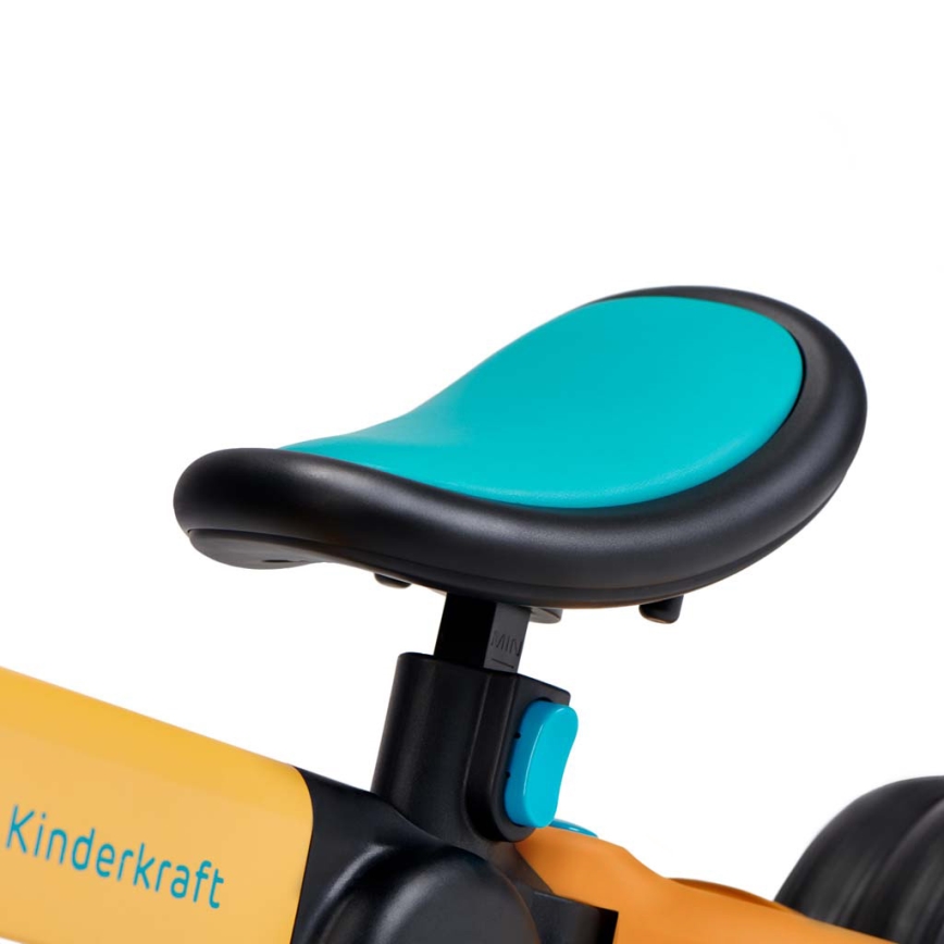 KINDERKRAFT - Bicicleta de empurrar para criança 3em1 4TRIKE amarelo/turquesa