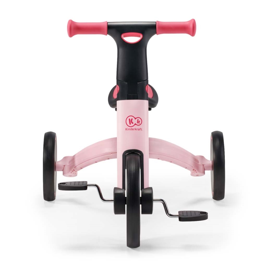 KINDERKRAFT - Bicicleta de empurrar para criança 3em1 4TRIKE rosa
