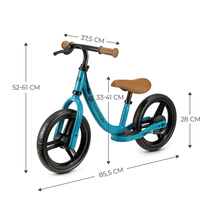 KINDERKRAFT - Bicicleta de empurrar SPACE azul