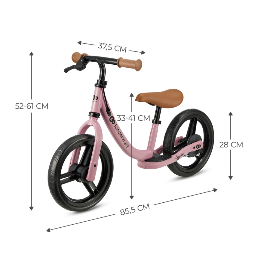 KINDERKRAFT - Bicicleta de empurrar SPACE rosa
