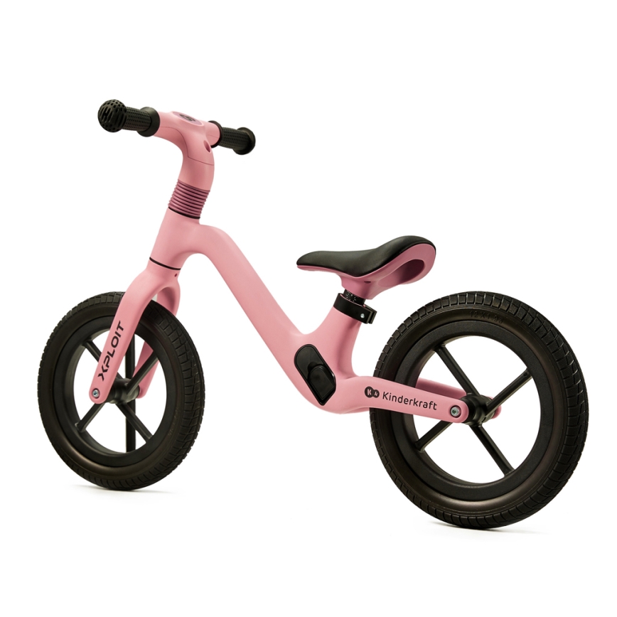 KINDERKRAFT - Bicicleta de empurrar XPLOIT Bubblegum rosa