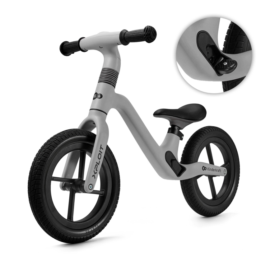 KINDERKRAFT - Bicicleta de empurrar XPLOIT Moonstone prateado