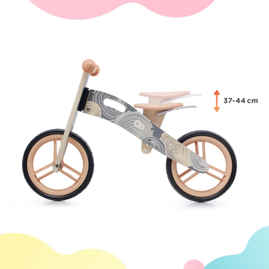 KINDERKRAFT - Bicicleta de passeio RUNNER cinzenta