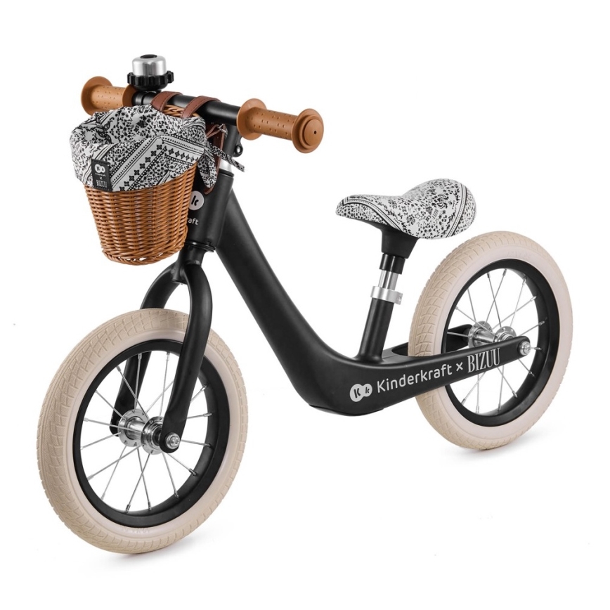 KINDERKRAFT - Bicicleta sem pedais RAPID 2 Lunar Black Bizuu