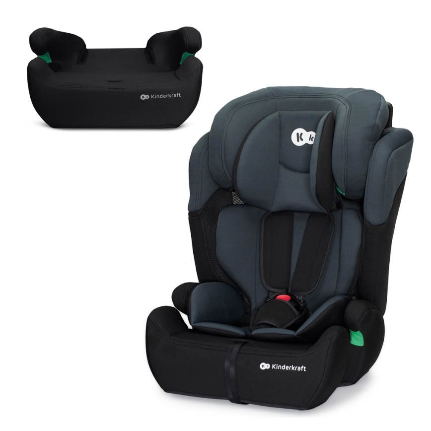 KINDERKRAFT - Cadeira auto COMFORT UP i-Tamanho (76-150 cm) cinzento escuro