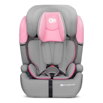 KINDERKRAFT - Cadeira auto COMFORT UP i-Tamanho (76-150 cm) cinzento/rosa