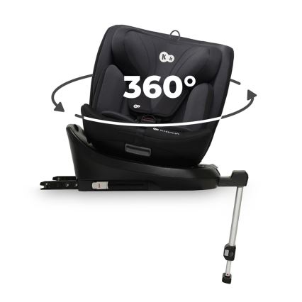 KINDERKRAFT - Cadeira auto I-360 i-Tamanho (40-150 cm) preto