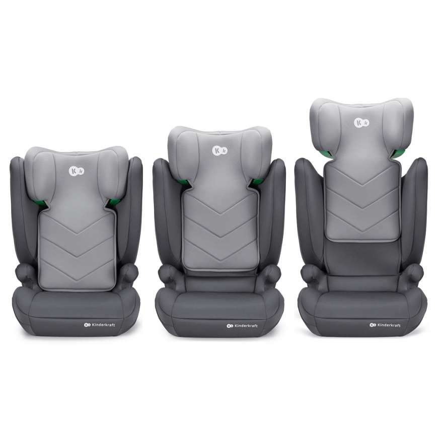KINDERKRAFT - Cadeira auto I-SPARK i-Tamanho (100-150 cm) cinzento