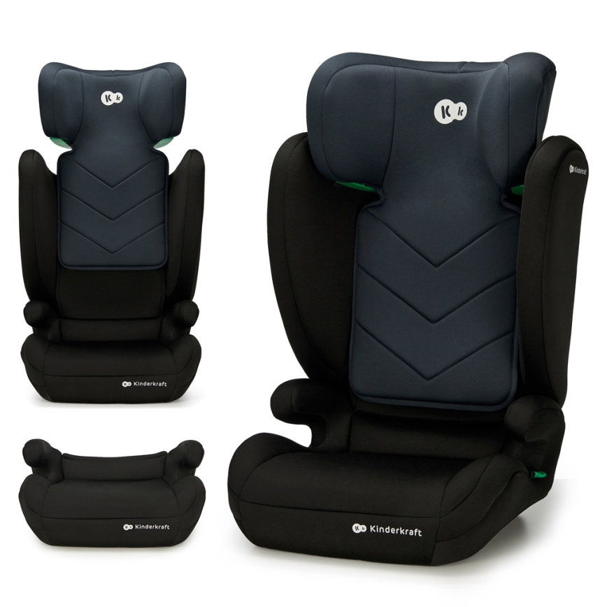 KINDERKRAFT - Cadeira auto I-SPARK i-Tamanho (100-150 cm) preto