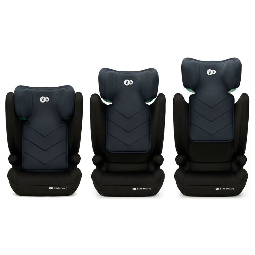 KINDERKRAFT - Cadeira auto I-SPARK i-Tamanho (100-150 cm) preto