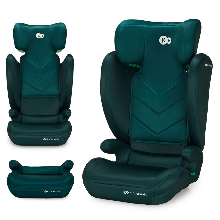 KINDERKRAFT - Cadeira auto I-SPARK i-Tamanho (100-150 cm) verde