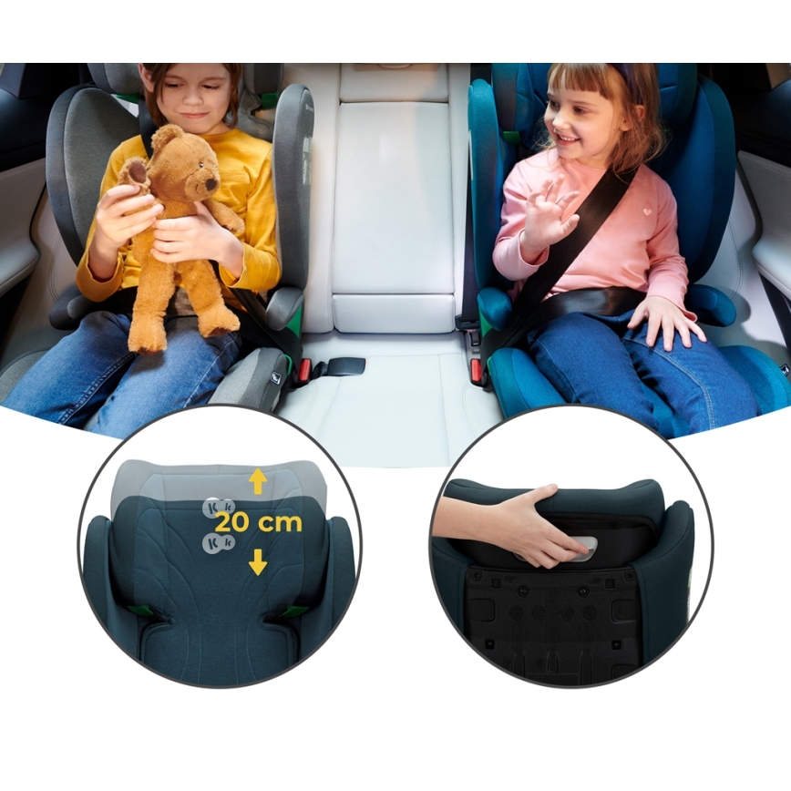 KINDERKRAFT - Cadeira auto JUNIOR FIX 2 (100-150 cm) Harbor azul
