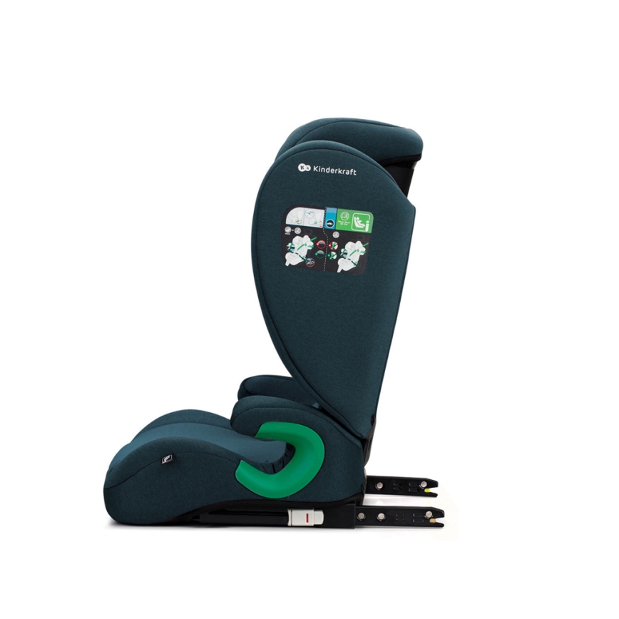 KINDERKRAFT - Cadeira auto JUNIOR FIX 2 (100-150 cm) Harbor azul