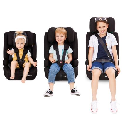 KINDERKRAFT - Cadeira auto SAFETY FIX 2 i-Tamanho (76-150 cm) preto
