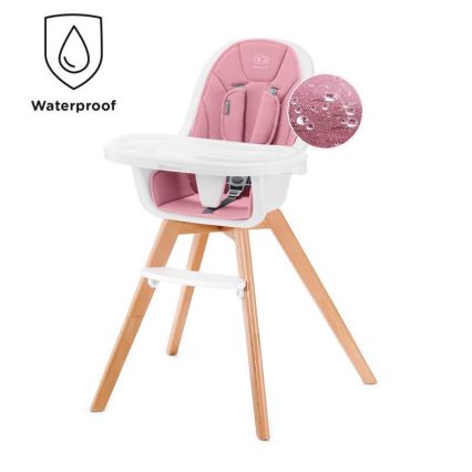 KINDERKRAFT - Cadeira de bebé 2em1 TIXI rosa