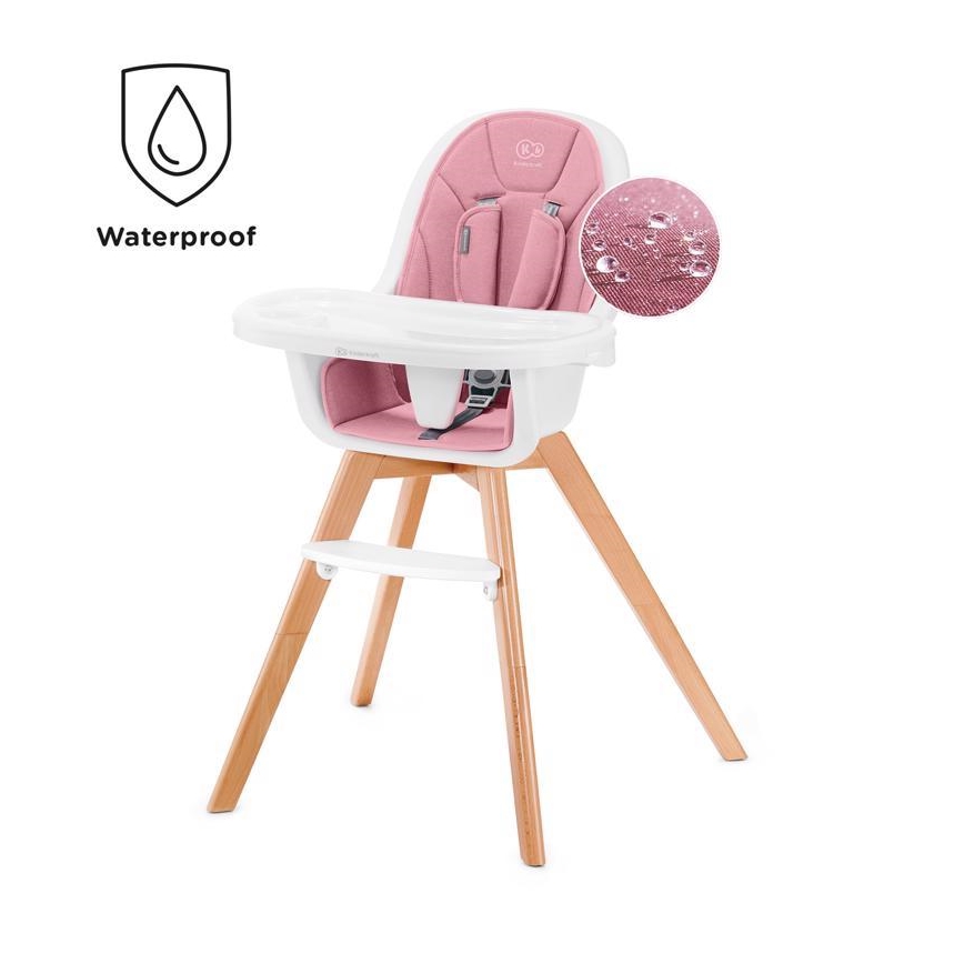 KINDERKRAFT - Cadeira de bebé 2em1 TIXI rosa