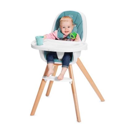 KINDERKRAFT - Cadeira de bebé 2em1 TIXI turquesa