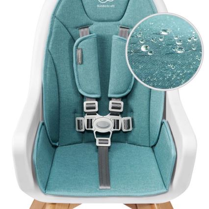 KINDERKRAFT - Cadeira de bebé 2em1 TIXI turquesa