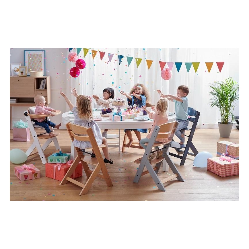 KINDERKRAFT - Cadeira de bebé ENOCK cinzenta