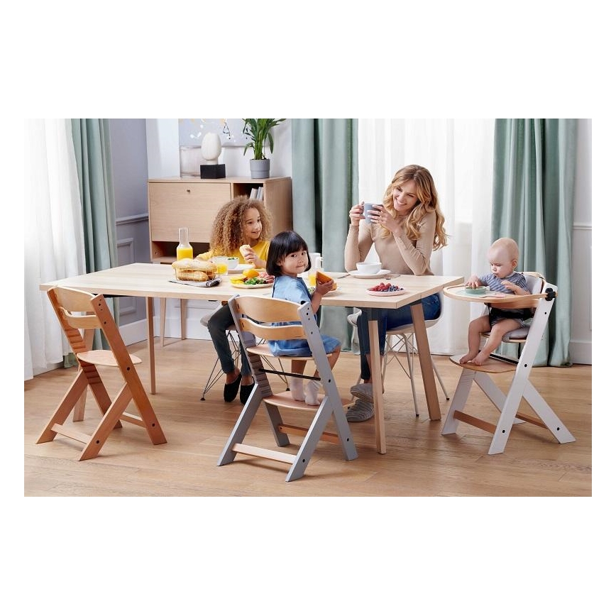 KINDERKRAFT - Cadeira de bebé ENOCK cinzenta