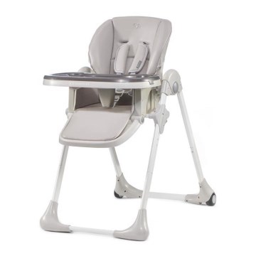 KINDERKRAFT - Cadeira de jantar para bebés YUMMY cinzenta