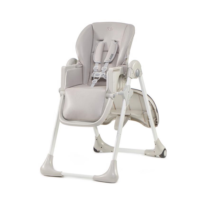 KINDERKRAFT - Cadeira de jantar para bebés YUMMY cinzenta