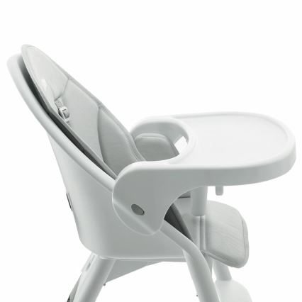 KINDERKRAFT - Cadeira de refeição para criança 2em1 DINNLY cinzento
