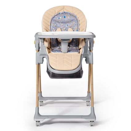 KINDERKRAFT - Cadeira de refeição para criança 2em1 LASTREE bege/cinzento