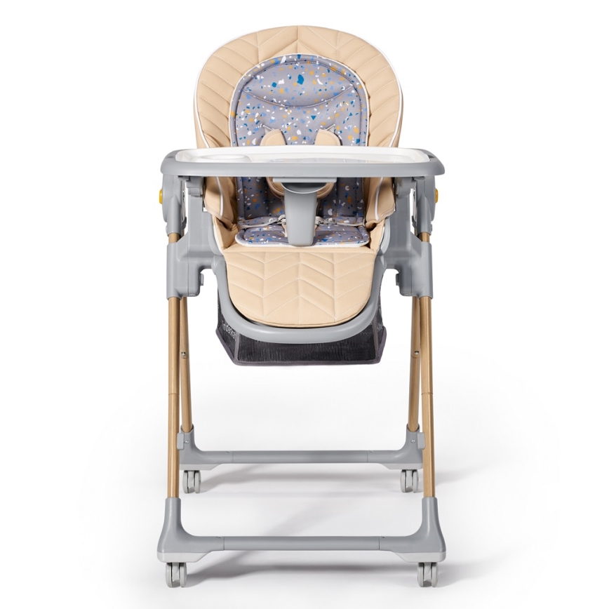 KINDERKRAFT - Cadeira de refeição para criança 2em1 LASTREE bege/cinzento