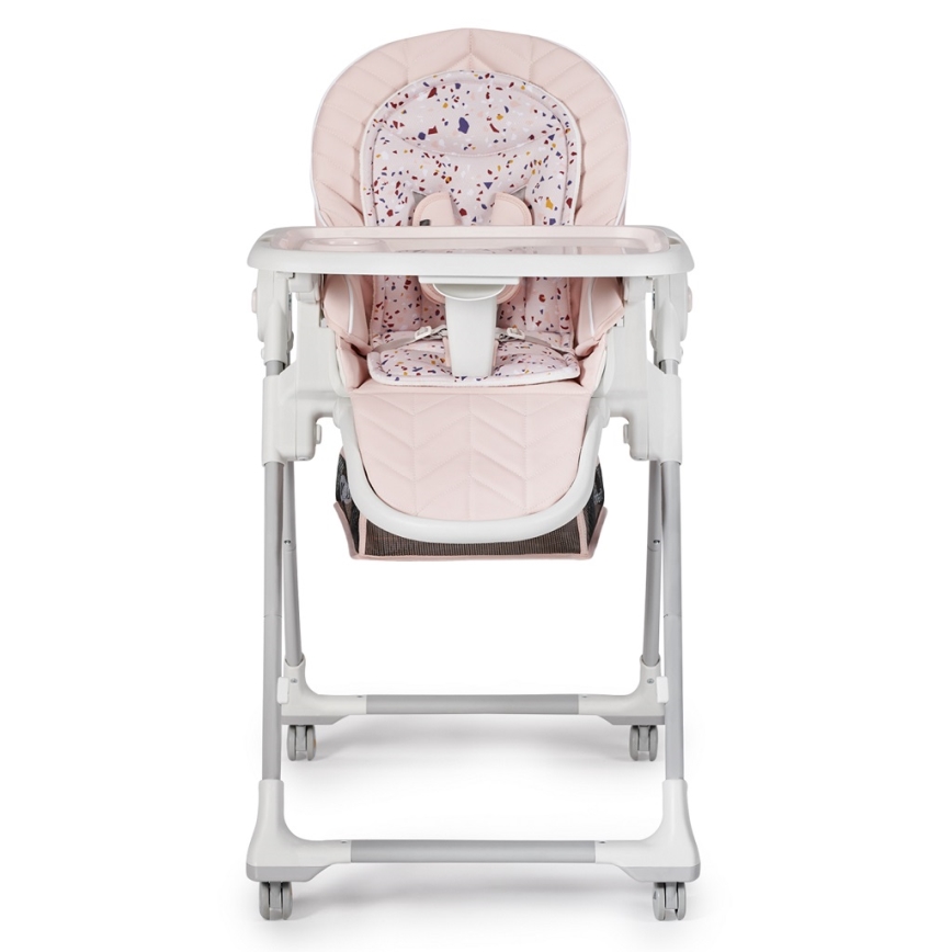 KINDERKRAFT - Cadeira de refeição para criança 2em1 LASTREE rosa/branco