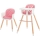 KINDERKRAFT - Cadeira de refeição para criança 2v1 SIENNA faia/rosa