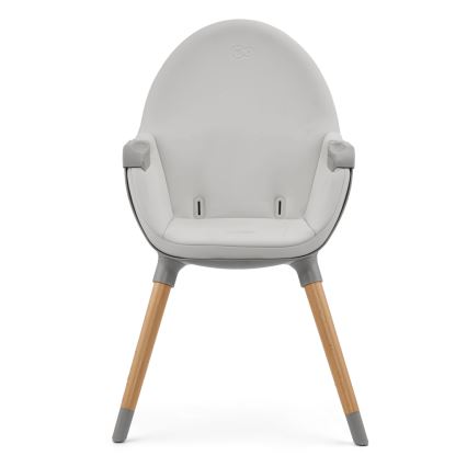 KINDERKRAFT - Cadeira de refeição para criança FINI2 faia/cinzento