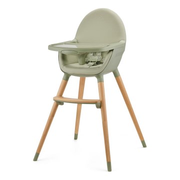 KINDERKRAFT - Cadeira de refeição para criança FINI2 faia/verde