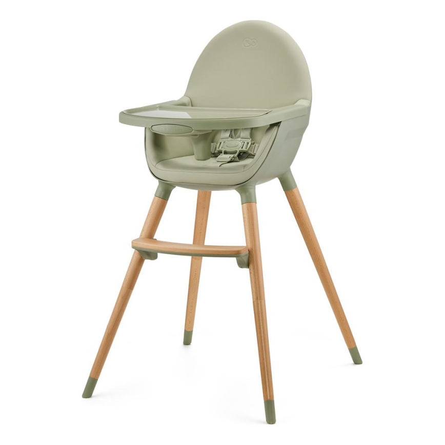 KINDERKRAFT - Cadeira de refeição para criança FINI2 faia/verde