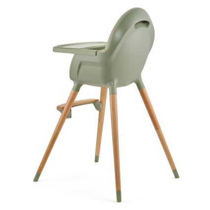 KINDERKRAFT - Cadeira de refeição para criança FINI2 faia/verde