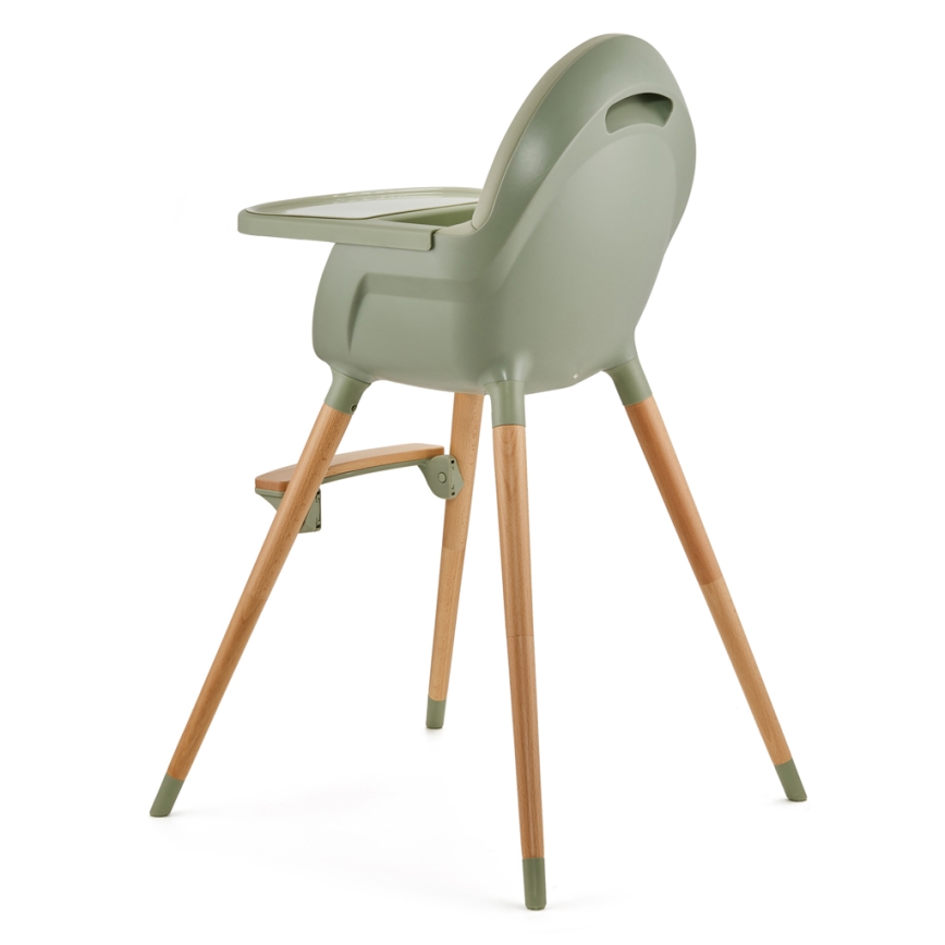 KINDERKRAFT - Cadeira de refeição para criança FINI2 faia/verde