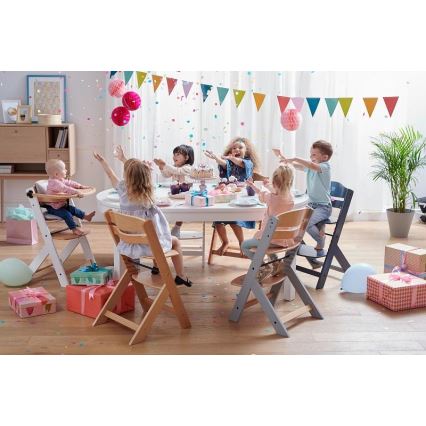 KINDERKRAFT - Cadeira de refeição para crianças ENOCK cinzento