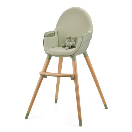 KINDERKRAFT - Cadeira de refeição infantil 2 em 1 FINI2 faia/verde